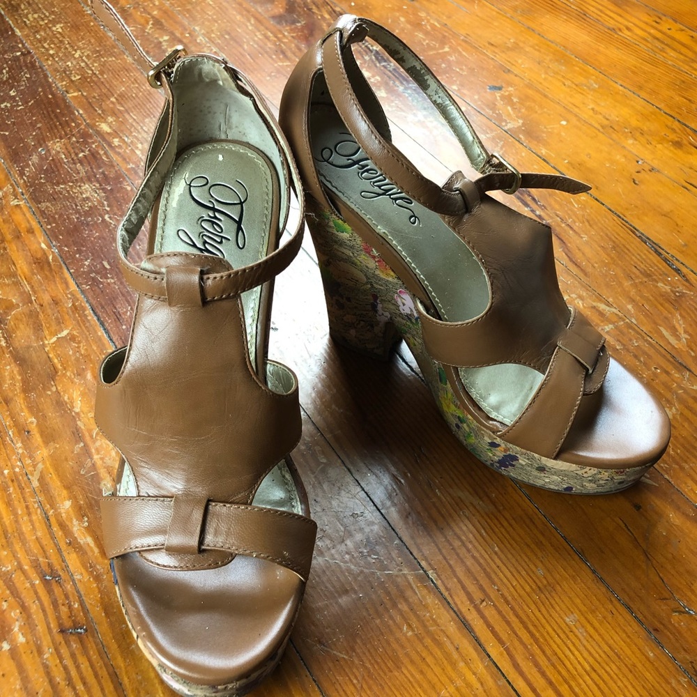 Box 4 Fergie Paint Splatter Wedges - Picture 1 of 7